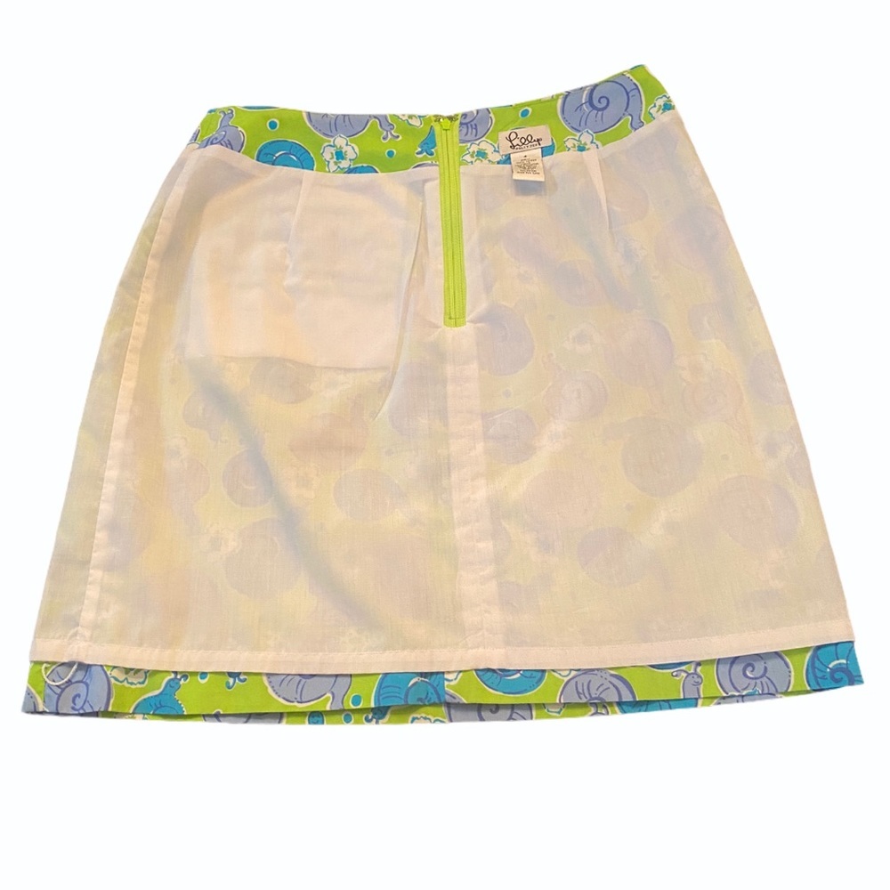 Vintage Lilly Pulitzer Skirt white label size 4 - Picture 4 of 9